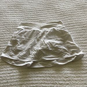 Lululemon Pace Rival Tennis Skirt White Size 4 Regular Length
